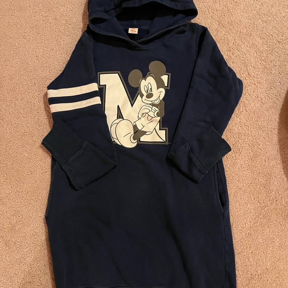 UNIQLO X Disney Mickey Mouse Hoodie Sweater Women Dress Size S